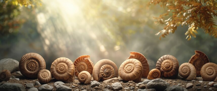 Prague zoo exhibits fossilized ammonites