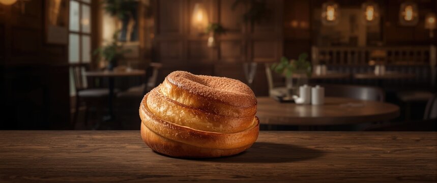 Traditional Trdelnik: Sweet rolled pastry from Czech, Slovak, and Hungarian origins