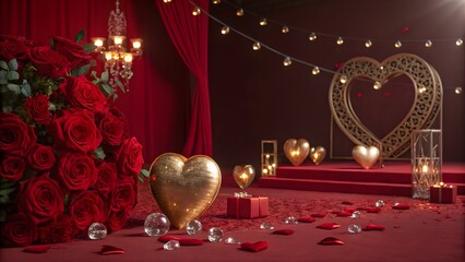 Hanging Hearts of Love