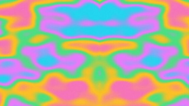 Vibrant motion video background with colorful abstract shapes and patterns