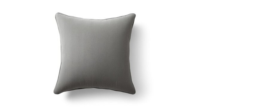 Close-up of one chair cushion on a white background