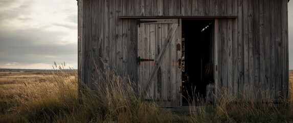 Liberty Washington: An old door on a vintage out building