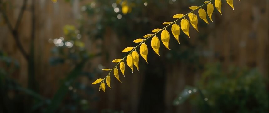Duranta repens showcasing golden dewdrop's fresh leaves