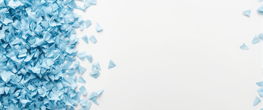 Light blue decorative flakes design or texture