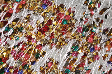 背景に使えるきらきらしたラインストーン素材