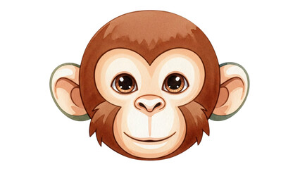Monkey with brown hair and white with brown and brown on.