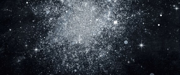 Obraz premium silver abstract background