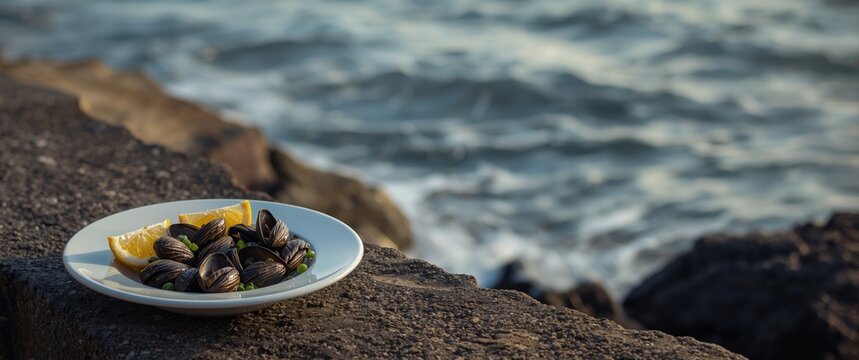 Lemon-infused grilled limpets, a classic dish in Madeira and a beloved snack in the Canary Islands