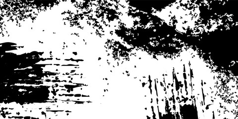 Obraz premium Black and white Grunge Background. Grunge overlay layer. Abstract black and white vector background. Monochrome particles abstract texture.
