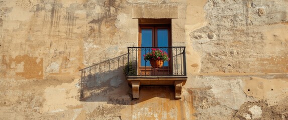 Fototapeta premium Historic balcony view