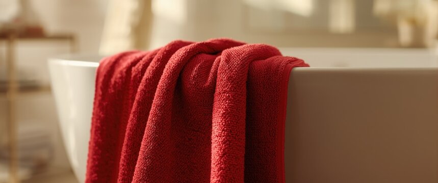 Towel with Textile Texture