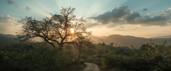 Obraz premium India's Maharashtra landscape