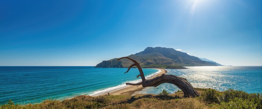 Alcocebre's Sierra de Irta Sea Scene, Spain
