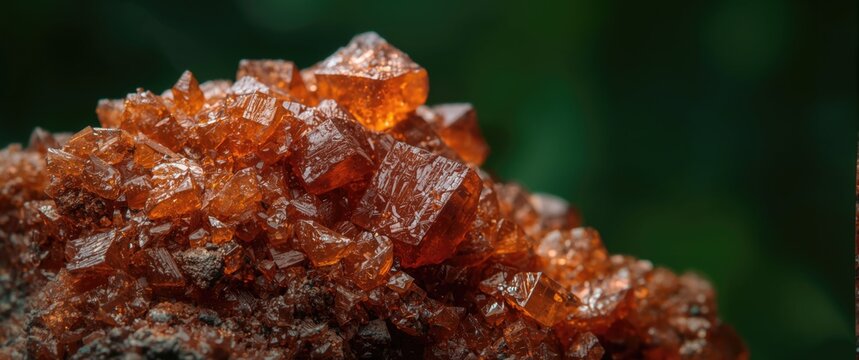 Sample of cuprite, a minor copper ore mineral