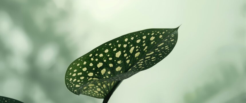 Underside of Daa Begonia Maculata leaf