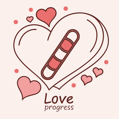 Love Healing Progress Heart Illustration