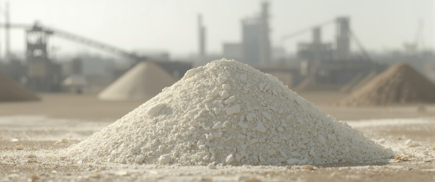 Kaolin Mineral Extracted from Deposits for Use in Food, Paper, and Paint Industries