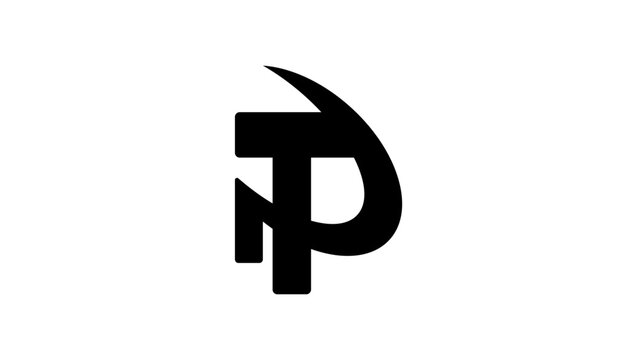 USSR sign, black isolated silhouette