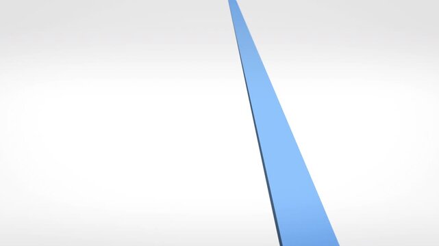 Stylized 3D bar chart animation visualizing strong exponential business growth, rising performance metrics, and financial success with clean white background and modern data aesthetics.