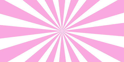 Obraz premium Retro abstract pink sunburst background featuring a vector star burst pattern with purple swirl lines and grunge texture for a light flare wallpaper design