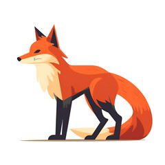 Obraz premium Majestic Red Fox in the Wild. A Stunning Wildlife Image