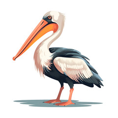 Obraz premium Majestic Pelican. A Stunning Avian Portrait in Nature