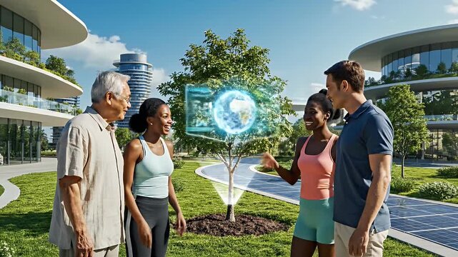 Marine Life Harmony: Turtle and Fish Among Coral Reefs - A serene underwater scene featuring a sea turtle swimming gracefully alongside a vibrant school of yellow and silver fish above a thriving