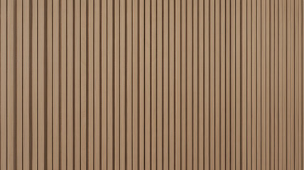 Obraz premium A close-up view of a wooden wall with vertical brown stripes