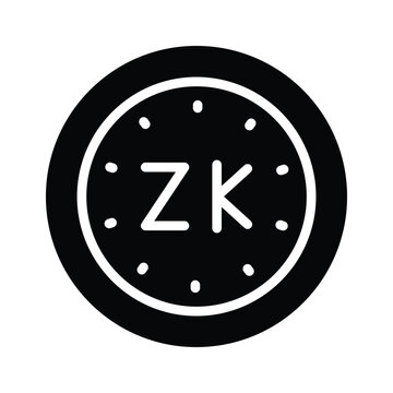 A captivating glyph icon of zambian kwacha is ready