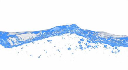 the air bubbles water over transparent background