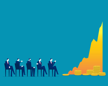 Investment. Success in long term financial planning and investment