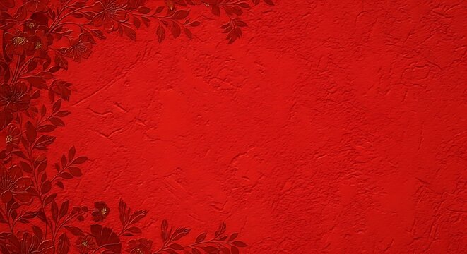 Vibrant red spring floral background for sale with blooming flowers
