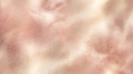Fototapeta premium Dreamy, soft pastel pink and cream abstract background with subtle sparkling glitter, evoking a gentle, ethereal feel.