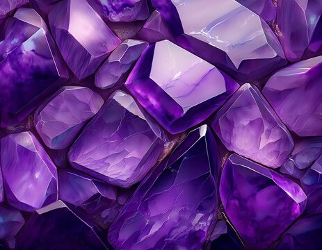 amethyst purple texture generative ai