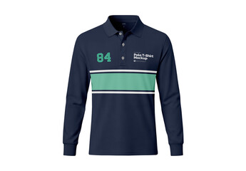 Long Sleeve Polo Shirt Mockup