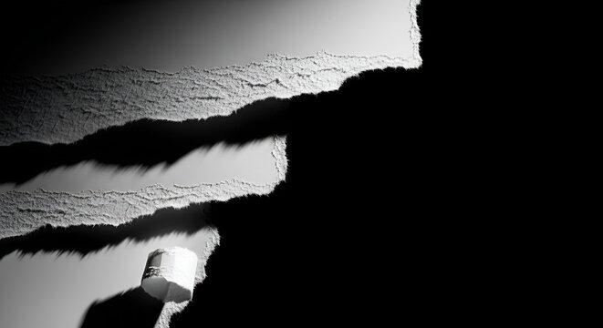 torn paper abstract, shadow and light, texture background