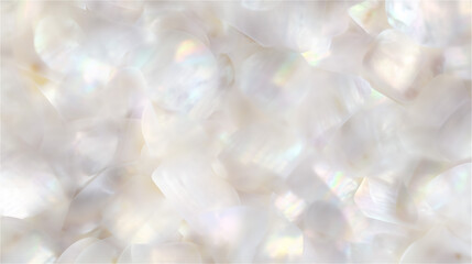 真珠のような光沢と虹色のボケ味が美しい抽象背景