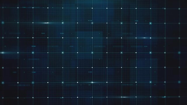 Digital Technology Data Grid Background
Animation of an abstract technology background with digital data patterns on a graphic grid