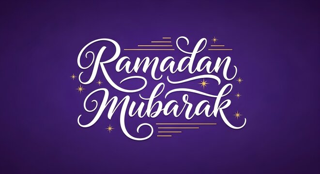 Golden ornate lantern illustration next to elegant Arabic calligraphy wishing ramadan kareem on white background