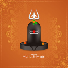 Happy Maha Shivratri cultural Indian festival religious background
