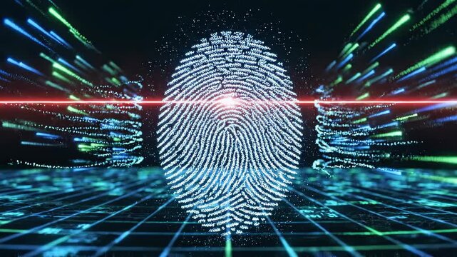 Digital fingerprint scanning for biometric identification access