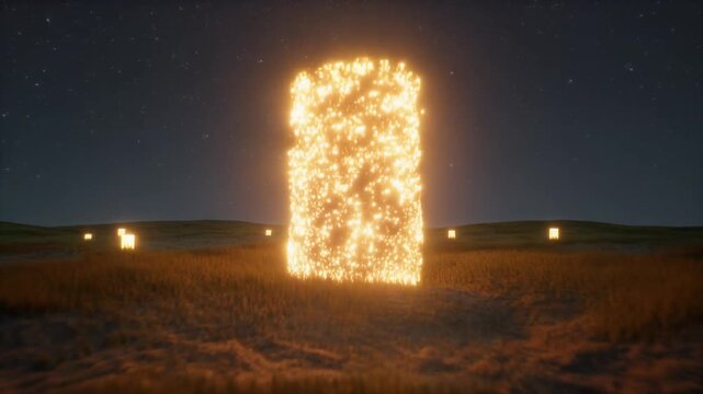 光柱集中と敵出現直前フラッシュ動画