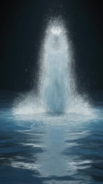 逆流水柱爆発と敵出現前演出動画
