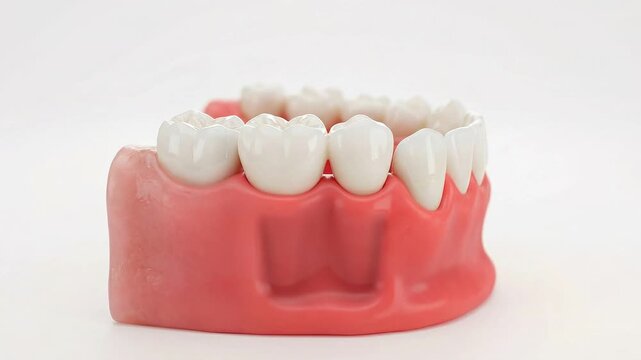 Dental Implant Process: Replacement Teeth Model