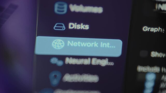 System information categories with Network Internet category highlighted