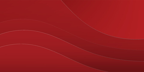 Minimalist Abstract Red Gradient Wave Background
