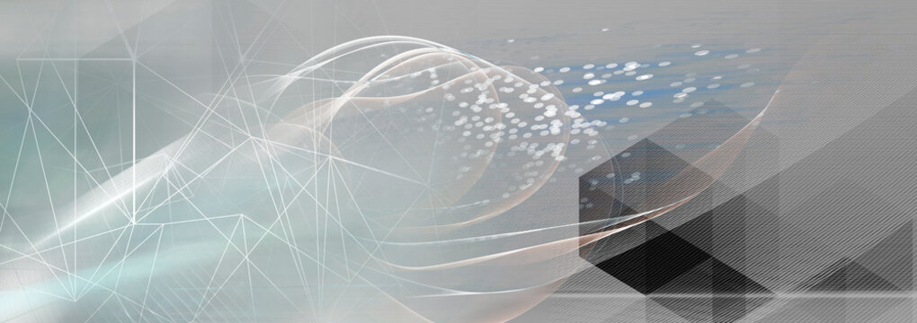 abstrakt geometrisch technologie konzept licht chemie physik grafik