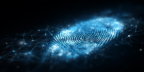 Digital fingerprint merging with neural network for biometric security and personal data protection technology