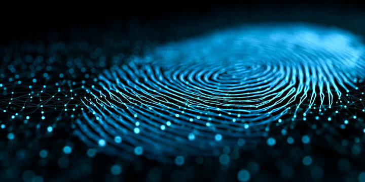 Digital fingerprint merging with neural network for biometric security and personal data protection technology