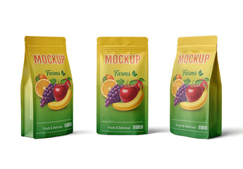 Packaging Standup Pouch Mockup